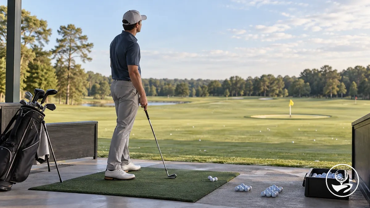 Routine de practice simple pour un golfeur débutant